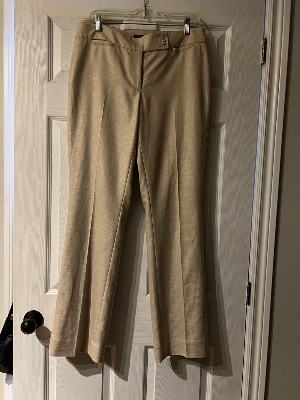 White House Black Market Beige Women's Dress Trousers